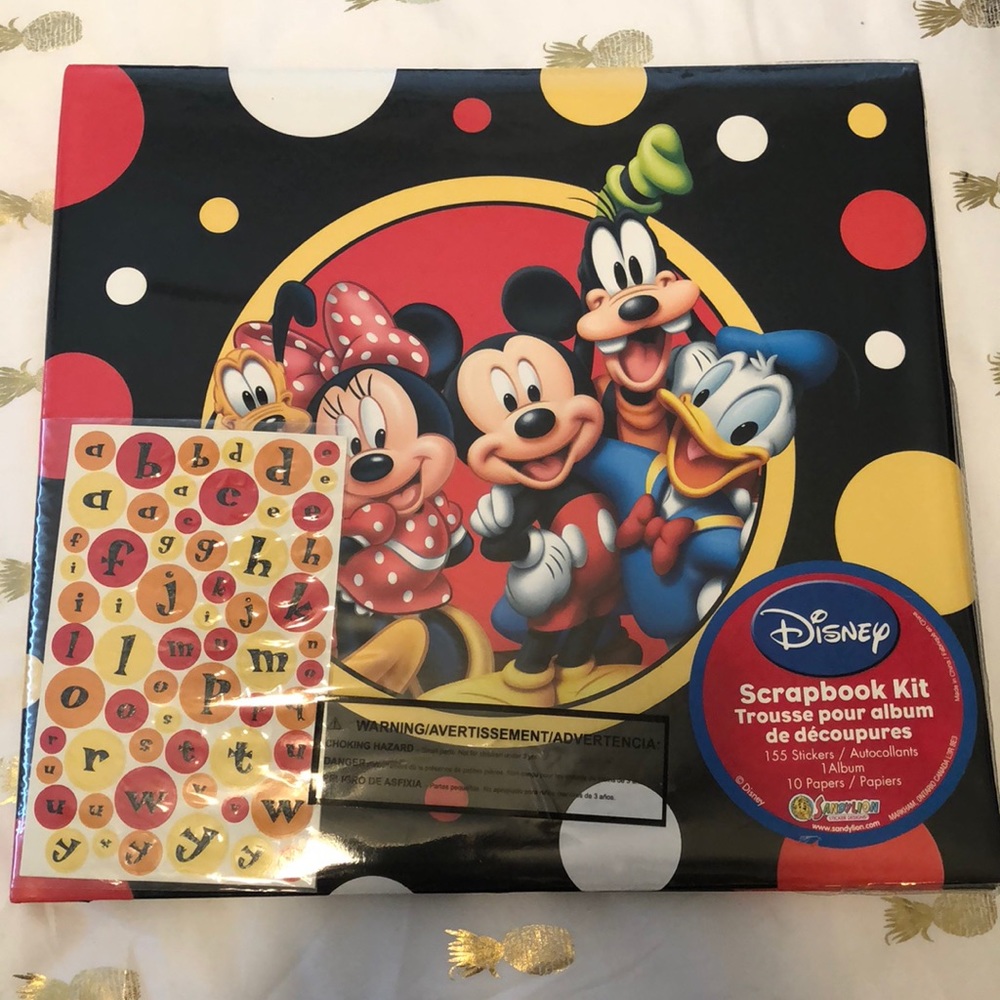Brand new Disney themed scrapbook kit